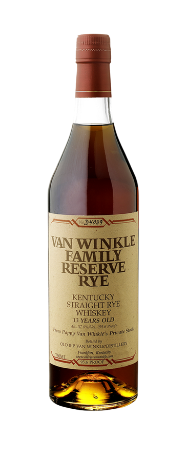 Pappy Van Winkles Family Reserve 13 Year Rye Whiskey 750 ml
