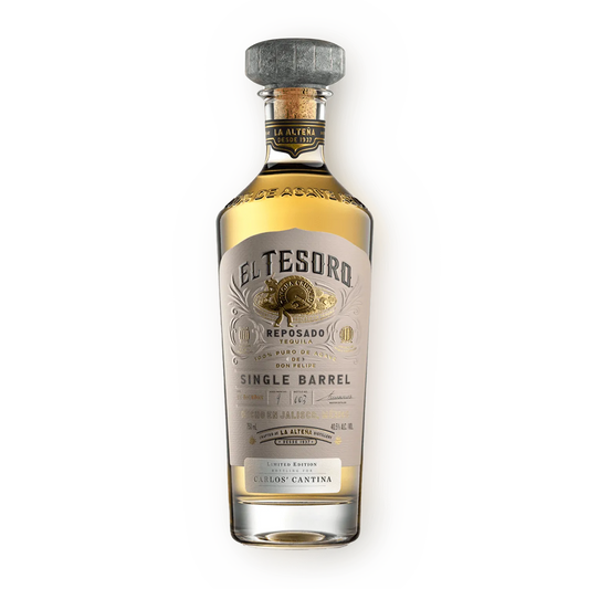 El Tesoro Reposado Single Barrel Limited Edition Tequila Hombre Barrel Select 750 ML